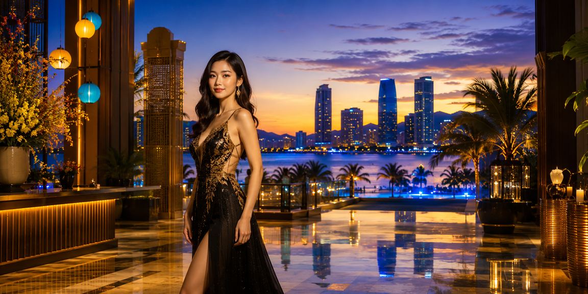 Người chơi tại Đà Nẵng kích hoạt voucher casino và xem ưu đãi trên điện thoại gần biển