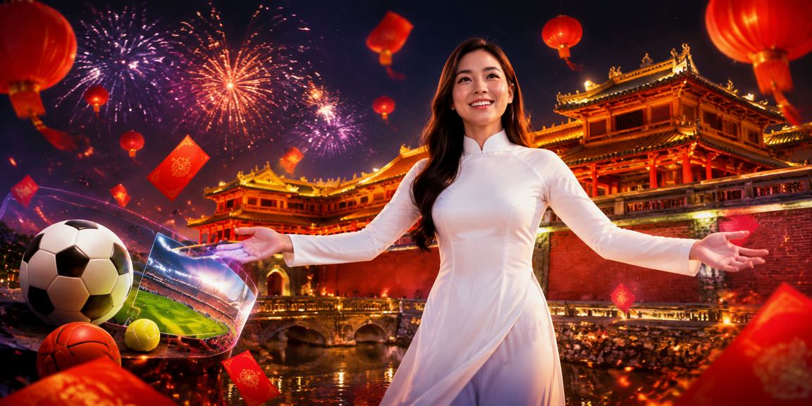 Người dùng tại Huế theo dõi kèo cá cược thể thao trên điện thoại trong khung cảnh truyền thống