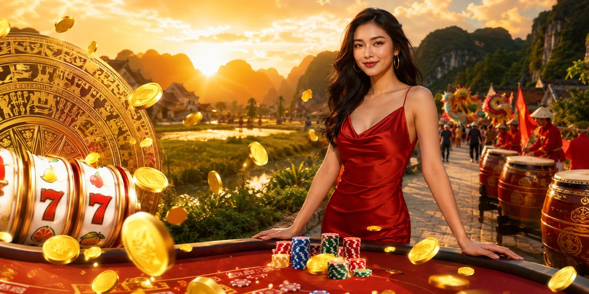 Người chơi tại lễ hội Ninh Bình chuẩn bị tham gia game 30000